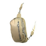 Amplia Riñonera Sintética de Mujer con Asa de Mano y Bolsillos Exteriores