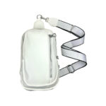 Amplia Riñonera Sintética de Mujer con Asa de Mano y Bolsillos Exteriores