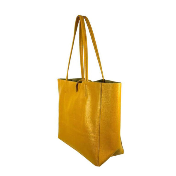 Amplio Bolso Shopper Universitario en Piel para Mujer con 2 Asas Largas