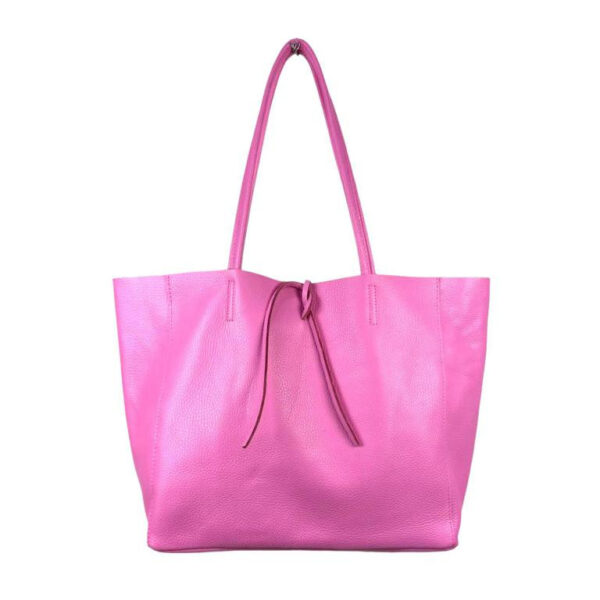 Amplio Bolso Shopper Universitario en Piel para Mujer con 2 Asas Largas