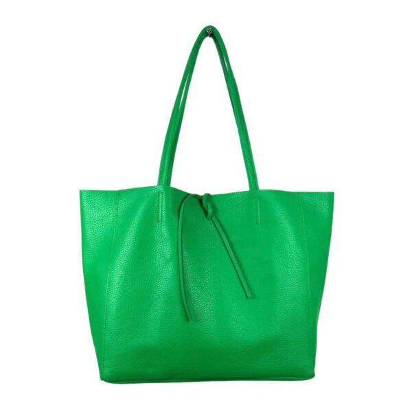 Amplio Bolso Shopper Universitario en Piel para Mujer con 2 Asas Largas