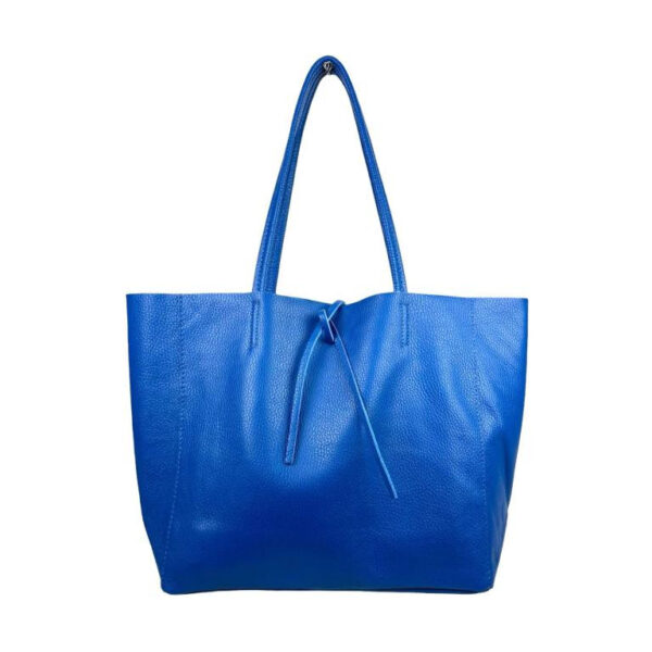 Amplio Bolso Shopper Universitario en Piel para Mujer con 2 Asas Largas