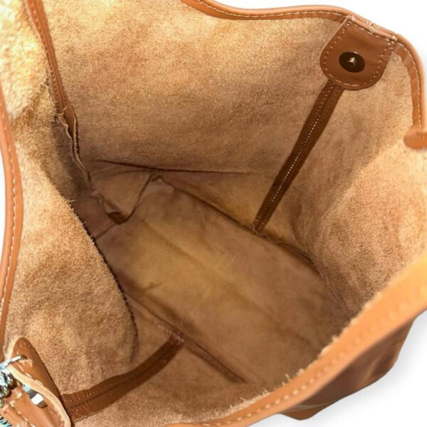 Bolso de Hombro en Piel Italiana con Gran Capacidad y Monedero Extra Mujer