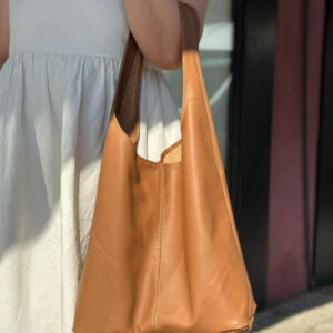 Bolso de Hombro en Piel Italiana con Gran Capacidad y Monedero Extra Mujer