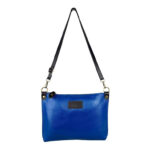 Bolso Bandolera de Piel Italiana con Bolsillo Interior y Cremallera para Mujer