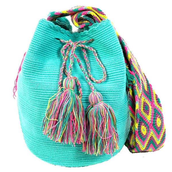 Bolso Mochila Wayuu Colombia Grande Artesanal