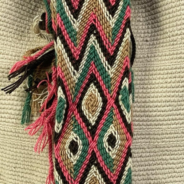 Bolso Mochila Wayuu Colombia Grande Artesanal
