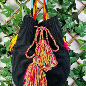 Bolso Mochila Wayuu Colombia Grande Artesanal
