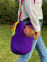 Bolso Mochila Wayuu Colombia Grande Artesanal