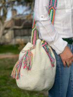 Bolso Mochila Wayuu Colombia Grande Artesanal