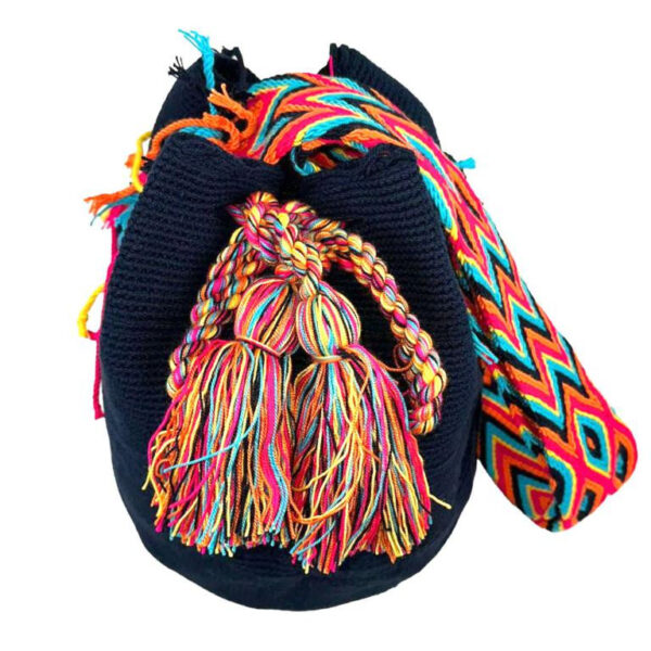 Bolso Mochila Wayuu Colombia Grande Artesanal