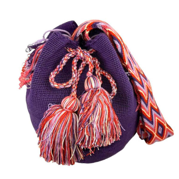 Bolso Mochila Wayuu Colombia Grande Artesanal