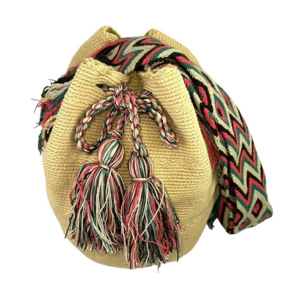Bolso Mochila Wayuu Colombia Grande Artesanal