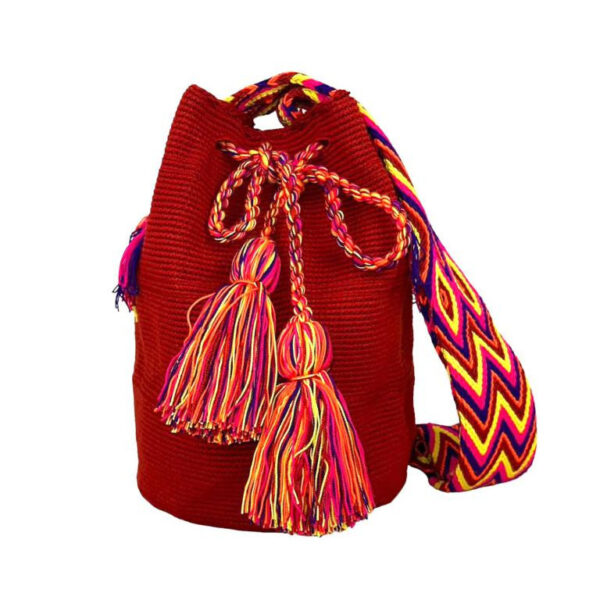 Bolso Mochila Wayuu Colombia Grande Artesanal