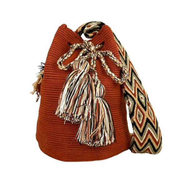 Bolso Mochila Wayuu Colombia Grande Artesanal