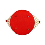 Bolso Bucket de Rafia y Piel Italiana con 2 Asas de madera