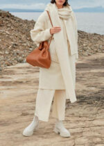 Bolso de Mano en Piel Italiana para Mujer con Asa Gruesa Corta y Tira Bandolera