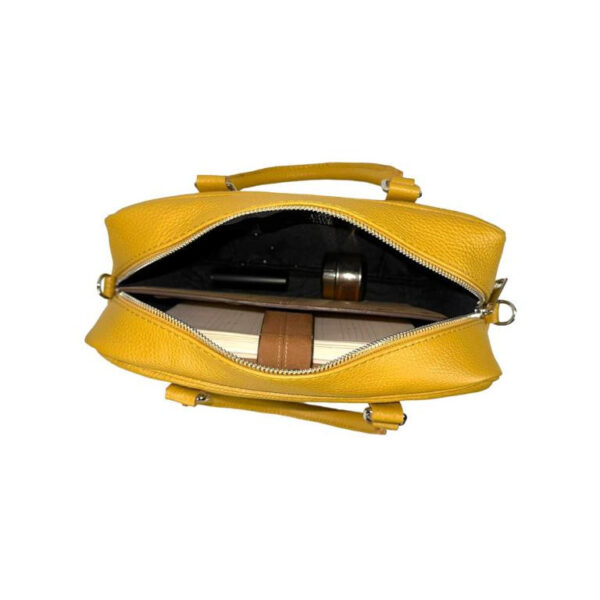 Bolso de Mano tipo Maletín en Piel Italiana para Mujer con Gran Calidad