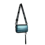 Bolsito Bandolera Sintético y Compacto con 2 Cremalleras y Diseño de Maleta