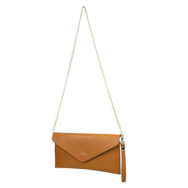 Bolso Bandolera de Piel Italiana para Mujer con Asa de Mano y Solapa Magnética