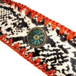 Cinturón Exclusivo de Piel Premium Artesanal con Preciosa Hebilla Circular