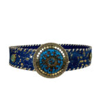 Cinturón Exclusivo de Piel Premium Artesanal con Preciosa Hebilla Circular