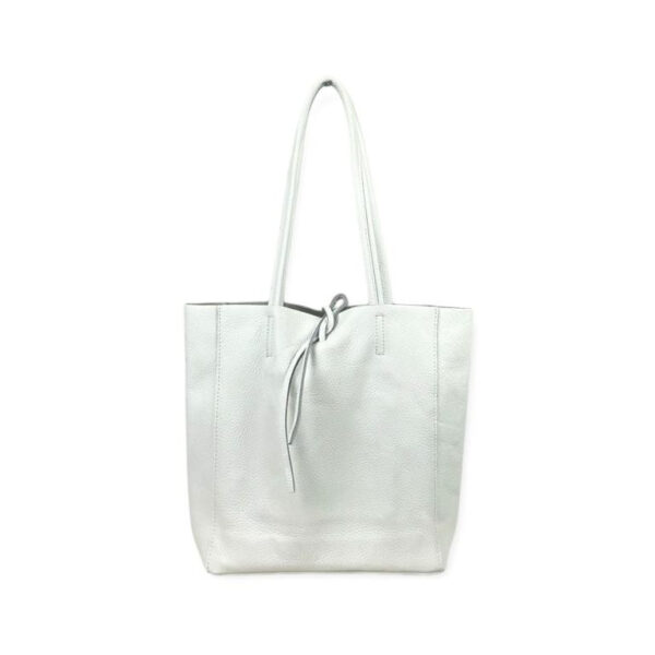 Bolso de Hombro en Piel tipo Tote con Asas Largas y Bolsillo Interior Mujer
