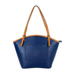 Amplio Bolso de Hombro en Piel para Mujer con Asas Largas y Bolsillos Exteriores