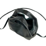 Bolso de Mano en Piel Italiana con Bolsito Interno y Tira Bandolera para Mujer