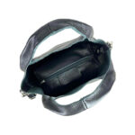 Bolso de Mano en Piel Italiana con Bolsito Interno y Tira Bandolera para Mujer