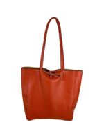 Bolso de Hombro en Piel tipo Tote con Asas Largas y Bolsillo Interior Mujer - Imagen 3
