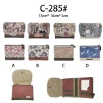 Monedero con Diseño Muñeca Sweet Candy, Solapa y Espacio Tarjetas Mujer