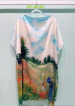 Preciosa Blusa Veraniega para Mujer con Diseño Colorido y Talla Única