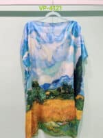 Preciosa Blusa Veraniega para Mujer con Diseño Colorido y Talla Única