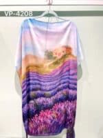 Preciosa Blusa Veraniega para Mujer con Diseño Colorido y Talla Única