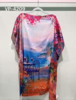 Preciosa Blusa Veraniega para Mujer con Diseño Colorido y Talla Única