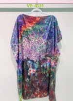 Preciosa Blusa Veraniega para Mujer con Diseño Colorido y Talla Única