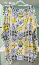 Preciosa Blusa Veraniega para Mujer con Diseño Colorido y Talla Única