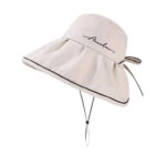 Bonito Sombrero de Talla Única para Mujer con Cordón y Lazo Decorativo