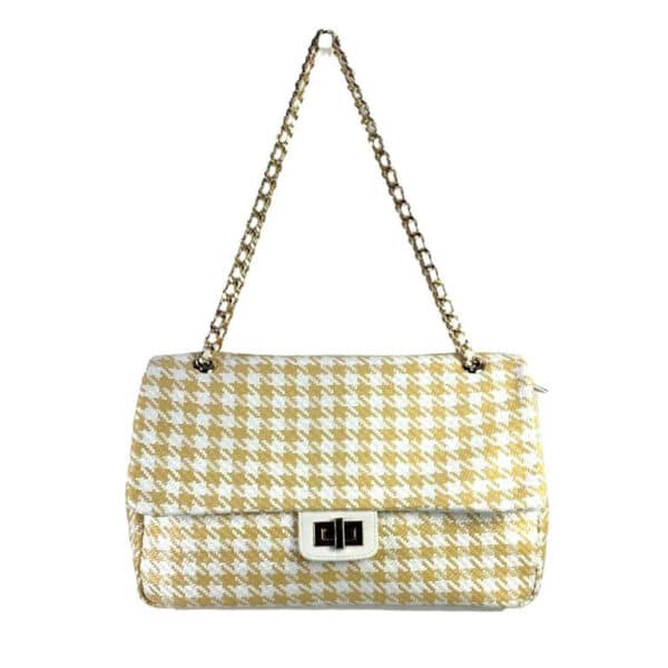 Amplio Bolso Bandolera Sintético de Mujer con Asas Largas Ajustables