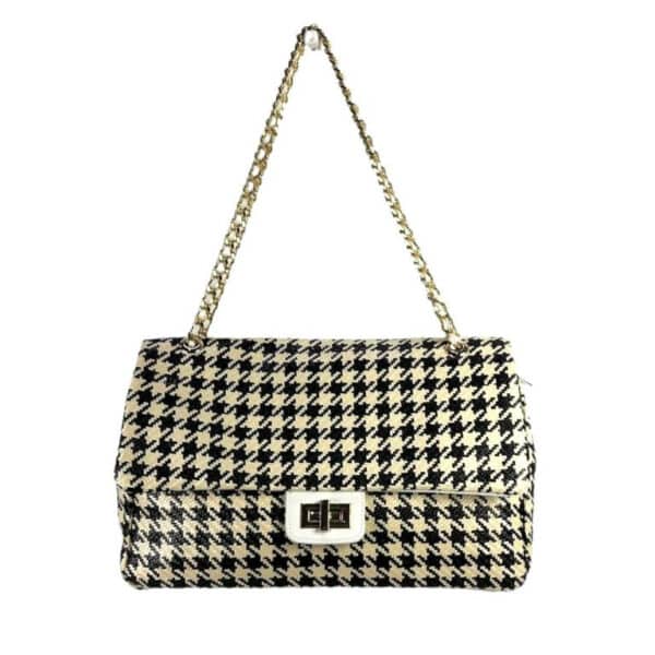 Amplio Bolso Bandolera Sintético de Mujer con Asas Largas Ajustables