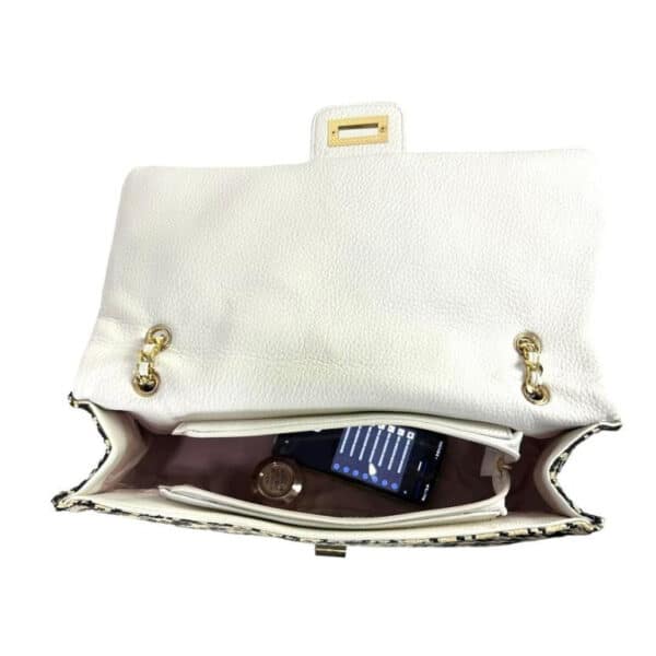 Amplio Bolso Bandolera Sintético de Mujer con Asas Largas Ajustables