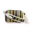 Bolso Bandolera Sintética Multicolor de Mujer con Pompón Decorativo