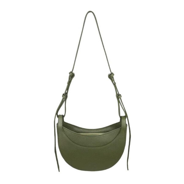 Bolso Bandolera de Piel Italiana con Asa Ajustable y Gran Calidad para Mujer