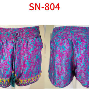 Pantalones Cortos de Seda para Mujer Fabricados en India con Gran Calidad