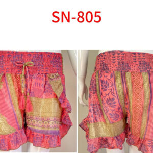 Pantalones Cortos de Seda con Diseño Original y Gran Calidad para Mujer