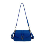 Bolso Bandolera de Piel Italiana con Asa Extraíble y Cierre de Cremallera Mujer