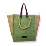 Bolso Shopper Rafia con Saquito Interior y Gran Capacidad para Mujer