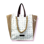 Bolso Shopper Rafia con Saquito Interior y Gran Capacidad para Mujer