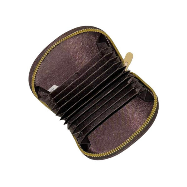 Monedero Sintético y Duro de Mujer con Muchos Espacios para Tarjetas